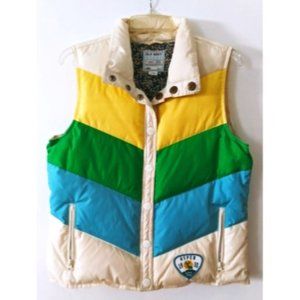 Color Block Puffer Vest